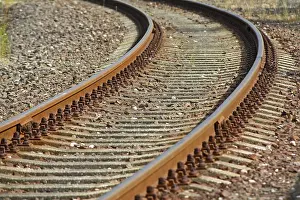 Deserted Railway Station Drucke: Railroad