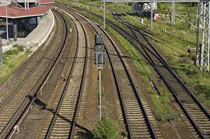 Deserted Train Station Drucke: Railway