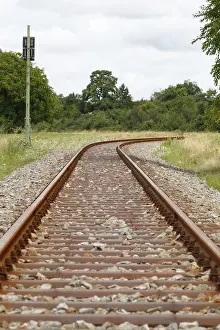 Deserted Railway Tracks Drucke: Railway tracks