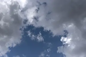 Nimbostratus Cloud Formation Drucke: Rain cloud, Bavaria, Germany