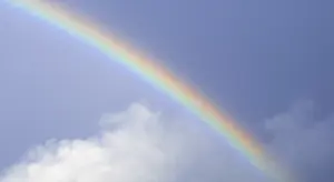 Empty Landscape Drucke: Rainbow