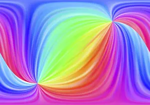Abstract Rainbow Background Drucke: Rainbow bright abstract background