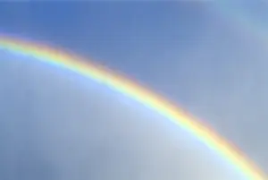 Prismatic Colors In The Sky Drucke: Rainbow in the sky