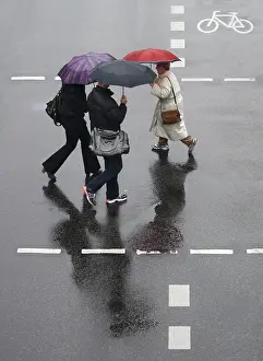 Street Scene Photography Drucke: Rainy weather
