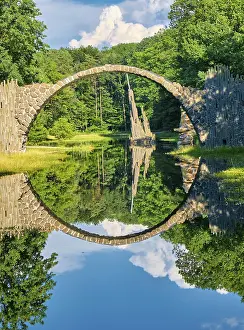 Rakotz Bridge Drucke: Rakotz Bridge, also Devil's Bridge
