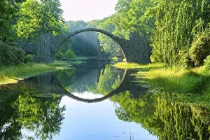 Rakotz Bridge Drucke: Rakotz Bridge, also Devil's Bridge