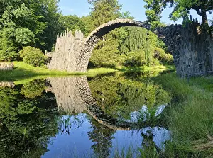 East German Landmarks Drucke: Rakotz Bridge, also Devil's Bridge