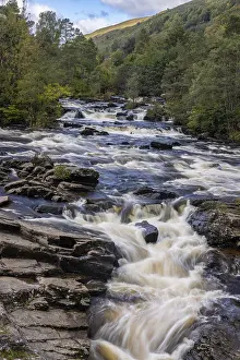 Bilder Datiert 10. September 2024: Rapids print falls dochart killin highlands scotland