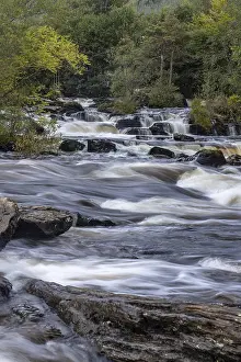Bilder Datiert 10. September 2024: Rapids print falls dochart killin highlands scotland