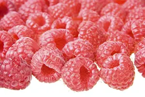 Healthy Fruit Nutrition Drucke: Raspberry