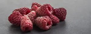Fresh Raspberries Drucke: Raspberry (Rubus idaeus)