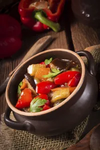 Vegan Eggplant Recipes Drucke: Ratatouille