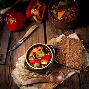Vegetarian Food Photography Drucke: Ratatouille