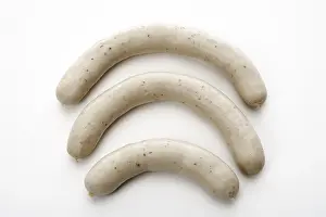 Meat Sausage Nutrition Drucke: Raw bratwursts