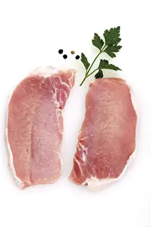 Pork Sausage Nutrition Drucke: Raw pork cutlets