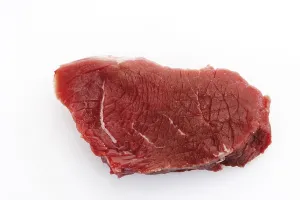 Domestic Cattle Drucke: Raw steak