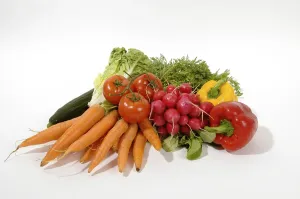 Botanical Food Images Drucke: Raw vegetable
