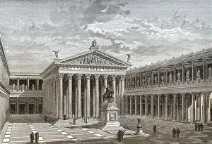 Wiederherstellung des Forums Caesars oder Forums Iulii