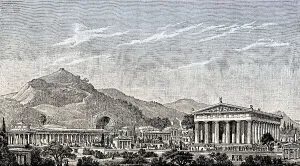 Die Wiederherstellung von Olympia im alten Griechenland