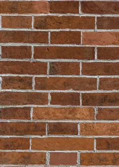 Brick Building Details Drucke: Red brick wall, detail