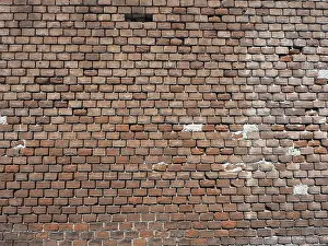 Red Brick Wall Background Drucke: Red brick wall background