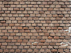 Red Brick Wall Background Drucke: Red brick wall background