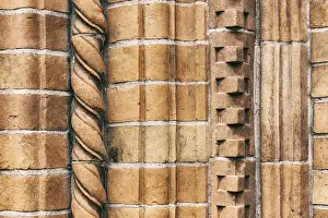Red Brick Wall Texture Drucke: Red brick wall texture background