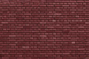 Red Brick Wall Background Drucke: Red Pear colored brick wall background