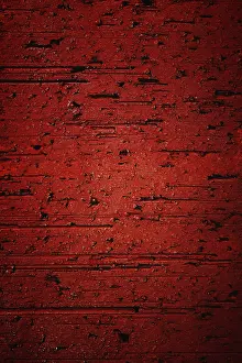 Cave Landscape Photography Drucke: Red pottery as a background