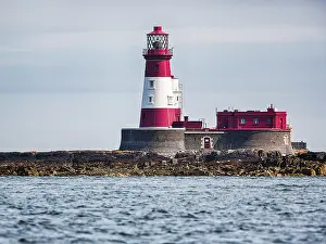 Red And White Lighthouse Drucke: Red and White Lighthouse, Longstone Lighthouse