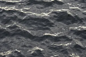 Central Europe Water Features Drucke: Reflection, reflections on the undulating water surface