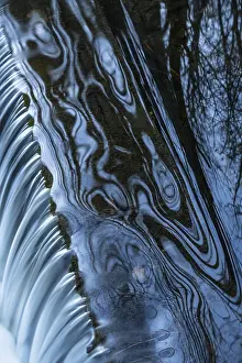Scandinavian Water Bodies Drucke: Reflection in a stream, Ostersund