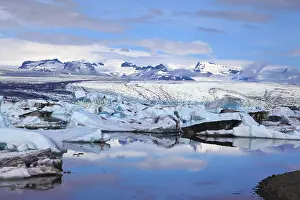 Icelandic Nature Photography Drucke: Reflection. Sunrise