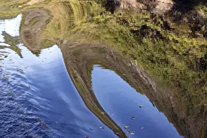 Abstract Water Reflection Drucke: Reflection in water