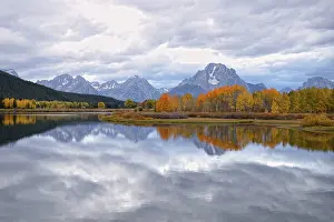 Snake River Reflections Drucke: Reflections in Snake River, Teton Range