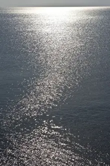 Balearic Island Landscapes Drucke: Reflections on the surface of the sea