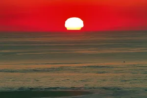 Atlantic Coast France Drucke: Refraction and reflection at sunset