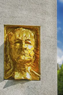 Direct Look Portrait Photo Drucke: The relief of the man (portrait)