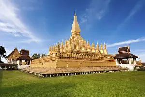 Laos Travel Destinations Drucke: Religious architecture and landmarks