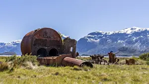 South American Deserted Landscapes Drucke: Remnants of the timber industry
