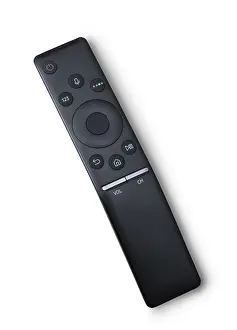 Electronic Communication Device Drucke: Remote control for TV on a white
