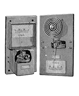 Central Europe Industrial Heritage Drucke: Remote thermometer for heating systems by G