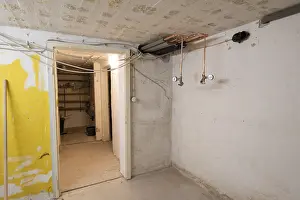 Deserted House Construction Site Drucke: Renovation of an old building flat
