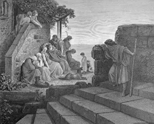 Christian Scripture Drucke: Return of the Prodigal Son, Luke chapter 15