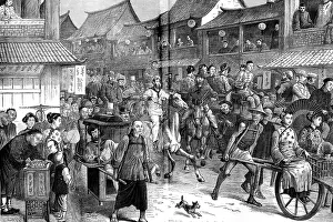 Vintage Travel Journal Illustrations Drucke: The return of racing in shanghai