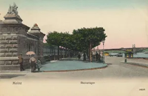 German Federal Republic Historic Site Drucke: The Rhine installations in Mainz