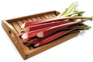 Indoor Food Still Life Drucke: Rhubarb