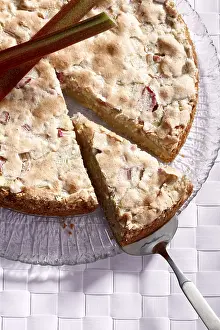 High Calorie Desserts Drucke: Rhubarb cake