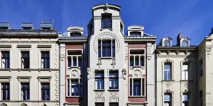 Art Nouveau Houses Drucke: Richly decorated