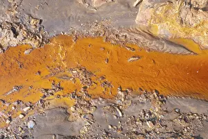 Red River Spain Drucke: Rio Tinto, Red river, shortly after its source